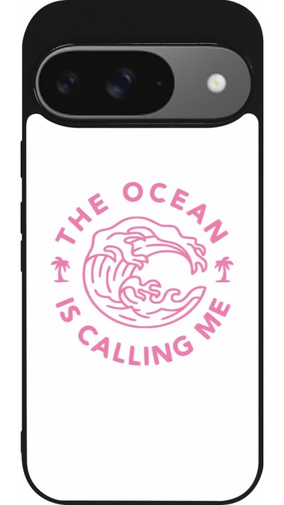 Google Pixel 9 / Pixel 9 Pro Case Hülle - Silikon schwarz The Ocean is calling me