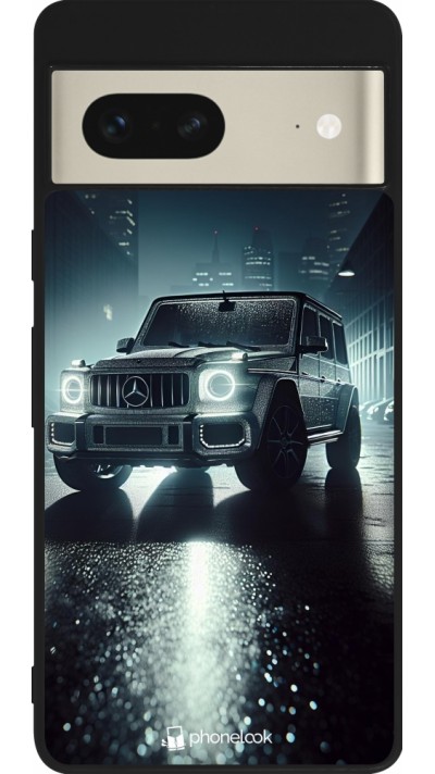 Google Pixel 7 Case Hülle - Silikon schwarz Mercedes G AMG Nacht