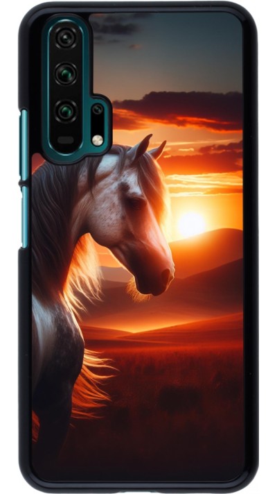 Honor 20 Pro Case Hülle - Majestätischer Sonnenuntergang Pferd