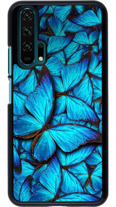 Hülle Honor 20 Pro - Papillon - Bleu