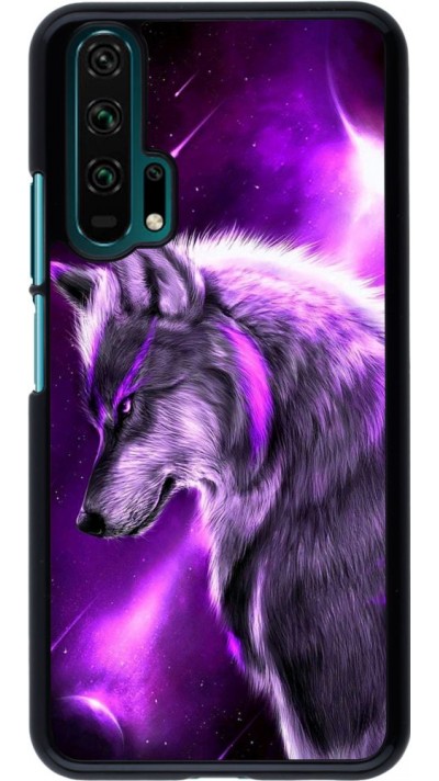 Hülle Honor 20 Pro - Purple Sky Wolf