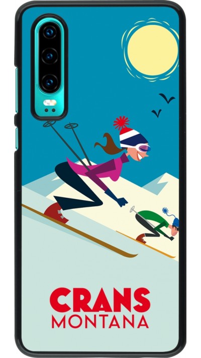 Coque Huawei P30 - Crans-Montana Ski Downhill