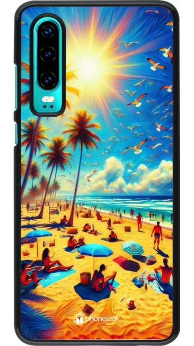 Coque Huawei P30 - Été Paradis Paint