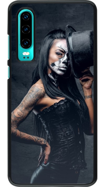 Coque Huawei P30 - Halloween 22 Tattooed Girl