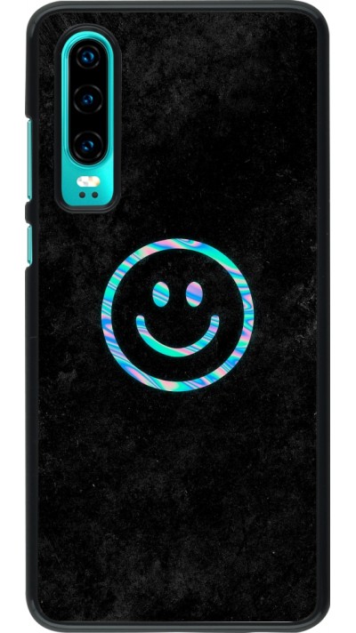 Coque Huawei P30 - Happy smiley irisé