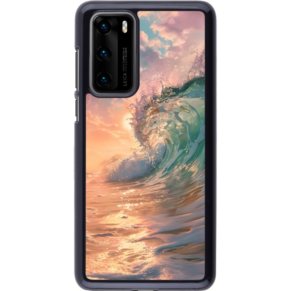 Coque Huawei P40 - Wave Sunset