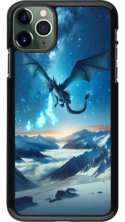 iPhone 11 Pro Max Case Hülle - Drache nächtliche Berg