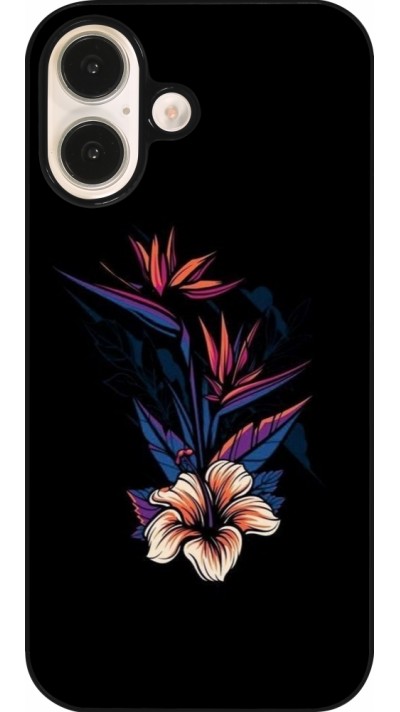 iPhone 16 Case Hülle - Dark Flowers