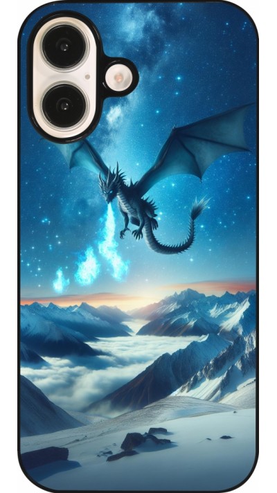 iPhone 16 Case Hülle - Drache nächtliche Berg