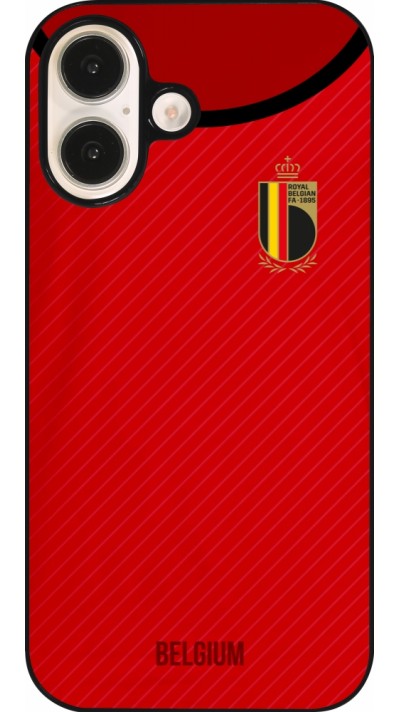 iPhone 16 Case Hülle - Belgien 2022 personalisierbares Fußballtrikot