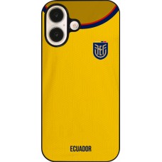 Coque iPhone 16 - Maillot de football Equateur 2022