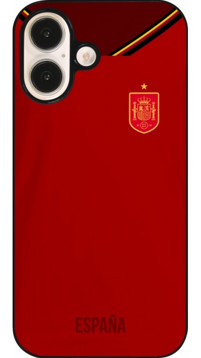 Coque iPhone 16 - Maillot de football Espagne 2022 personnalisable