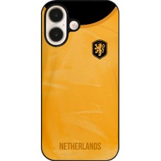 Coque iPhone 16 - Maillot de football Pays-Bas 2022 personnalisable