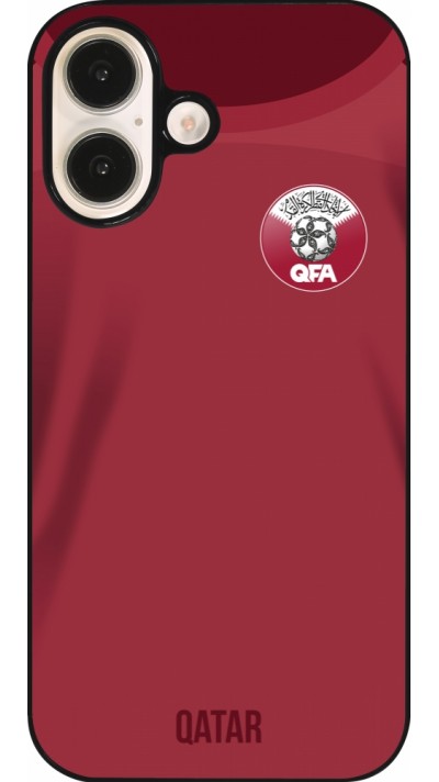 Coque iPhone 16 - Maillot de football Qatar 2022 personnalisable