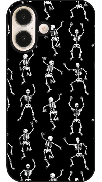 Coque iPhone 16 - Halloween 2024 dancing skeleton