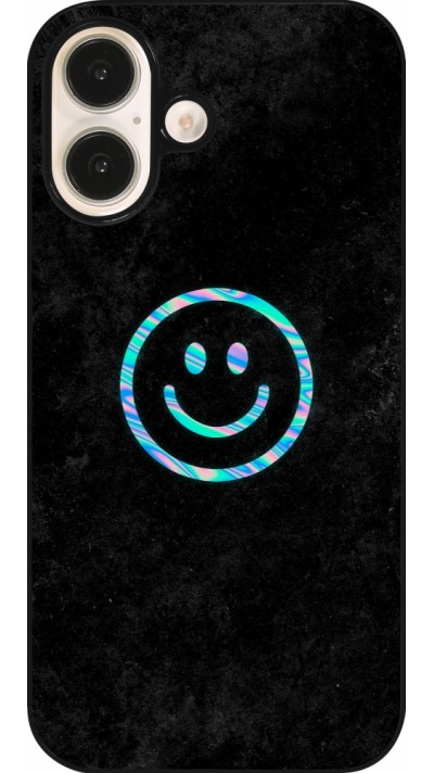 Coque iPhone 16 - Happy smiely irisé