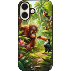 Coque iPhone 16 - Jungle Tropicale Tayrona