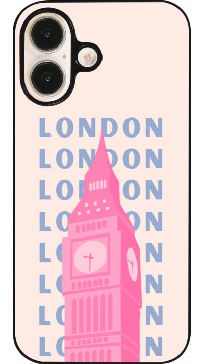 Coque iPhone 16 - London Pink Print