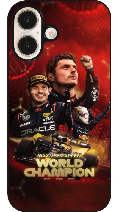 iPhone 16 Case Hülle - Max Verstappen Champion 2023