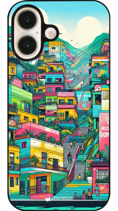 Coque iPhone 16 - Medellin Comuna 13 Art