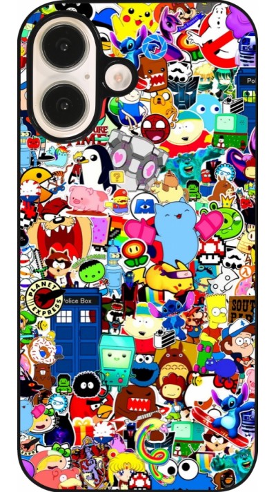 Coque iPhone 16 - Mixed cartoons