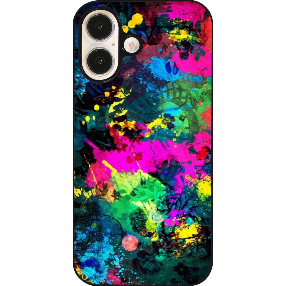 Coque iPhone 16 - Splash paint