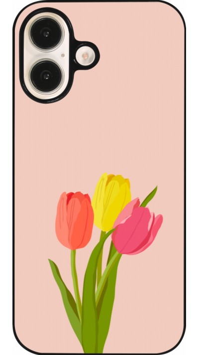 Coque iPhone 16 - Spring 23 tulip trio