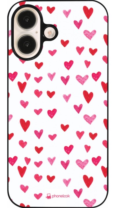 iPhone 16 Case Hülle - Valentine 2022 Many pink hearts