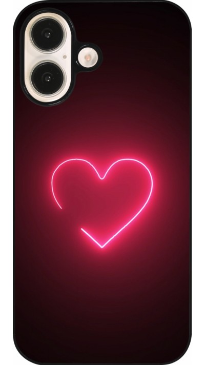 iPhone 16 Case Hülle - Valentine 2023 single neon heart