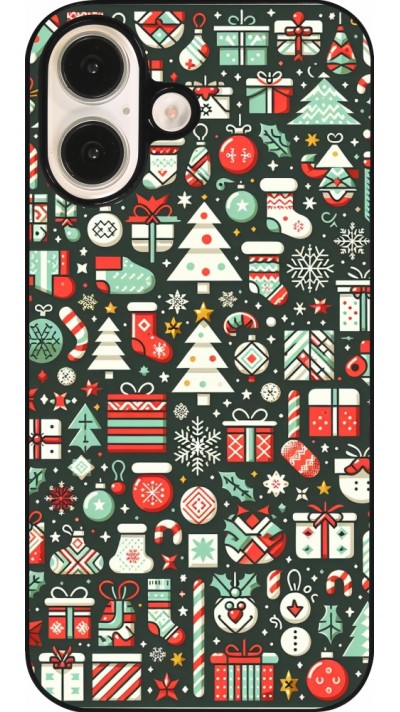 iPhone 16 Case Hülle - Weihnachten 2023 Flachmuster