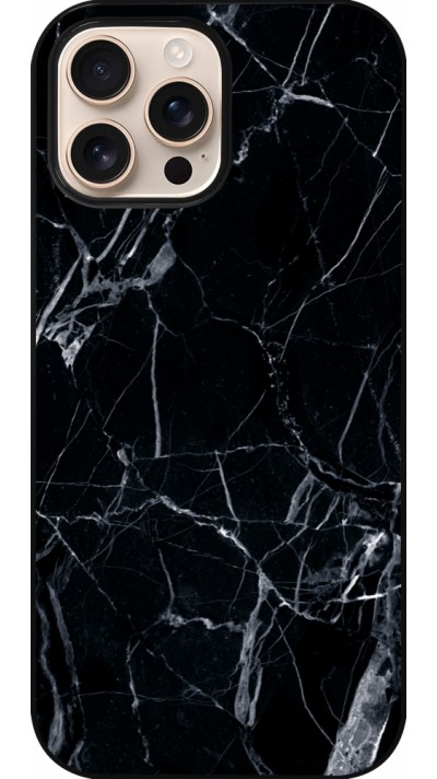 Coque iPhone 16 Pro Max - Marble Black 01