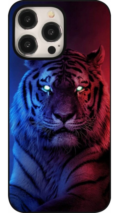 Coque iPhone 16 Pro Max - Tiger Blue Red