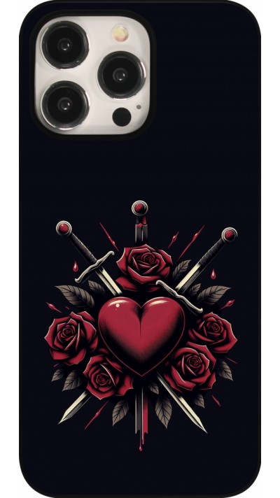 Coque iPhone 16 Pro Max - Valentine 2024 gothic love