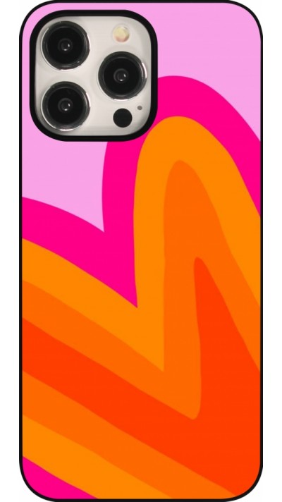 iPhone 16 Pro Max Case Hülle - Valentine 2024 heart gradient