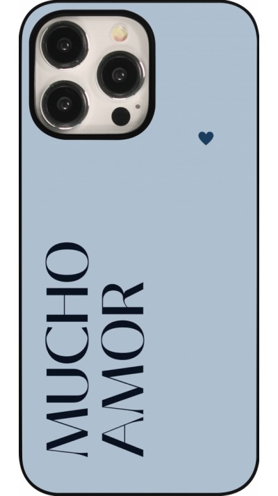 iPhone 16 Pro Max Case Hülle - Valentine 2024 mucho amor azul