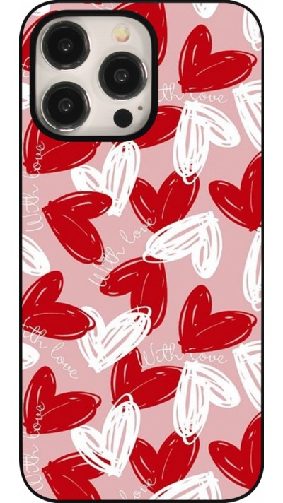 iPhone 16 Pro Max Case Hülle - Valentine 2024 with love heart