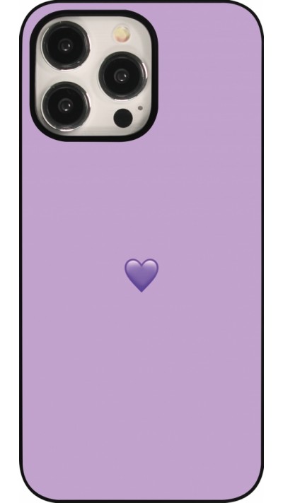 Coque iPhone 16 Pro Max - Valentine 2023 purpule single heart