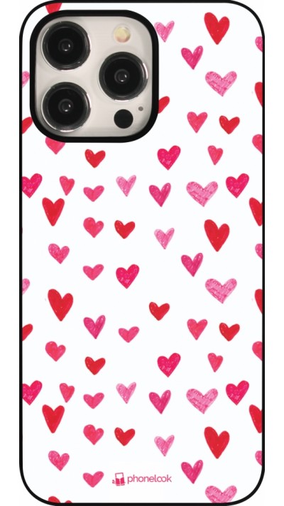 iPhone 16 Pro Max Case Hülle - Valentine 2022 Many pink hearts