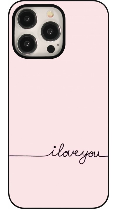 Coque iPhone 16 Pro Max - Valentine 2023 i love you writing