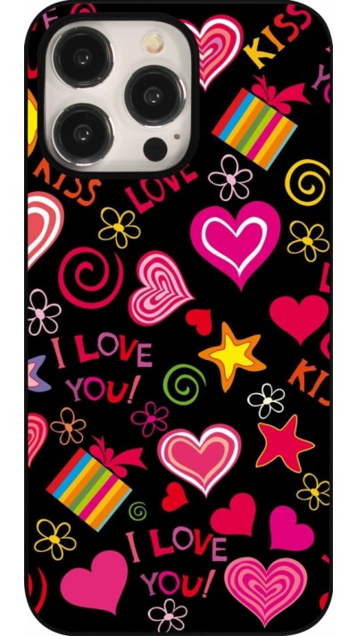 iPhone 16 Pro Max Case Hülle - Valentine 2023 love symbols