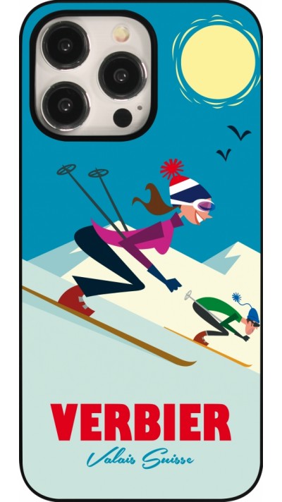 Coque iPhone 16 Pro Max - Verbier Ski Downhill