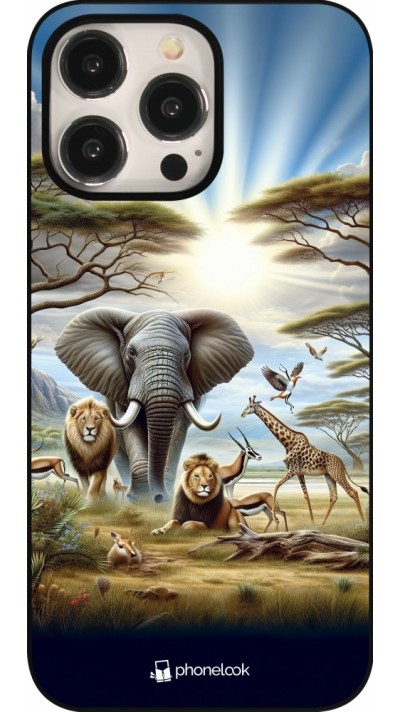 Coque iPhone 16 Pro Max - Vie sauvage africaine