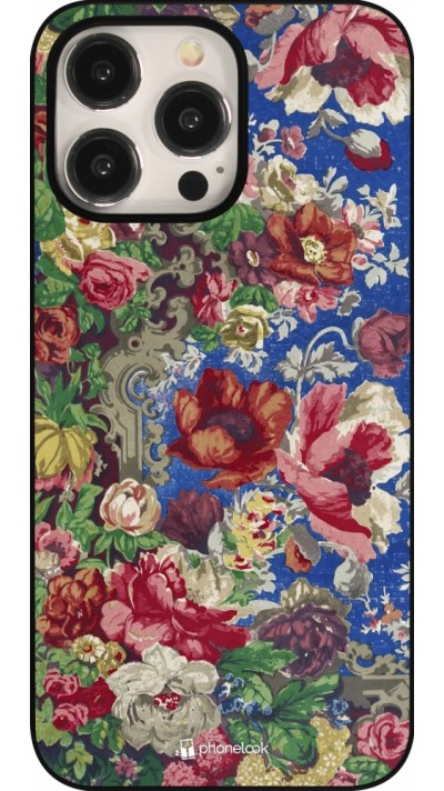 iPhone 16 Pro Max Case Hülle - Vintage Art Flowers