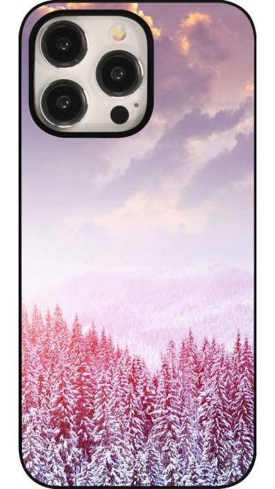 iPhone 16 Pro Max Case Hülle - Winter 22 Pink Forest