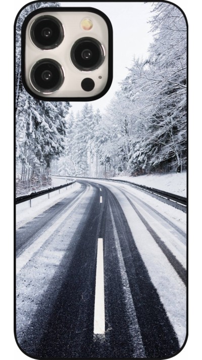 iPhone 16 Pro Max Case Hülle - Winter 22 Snowy Road