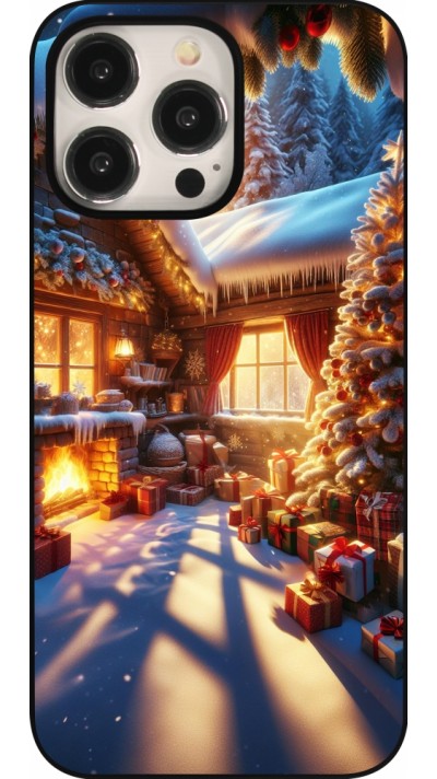 iPhone 16 Pro Max Case Hülle - Weihnachten Chalet Feerie