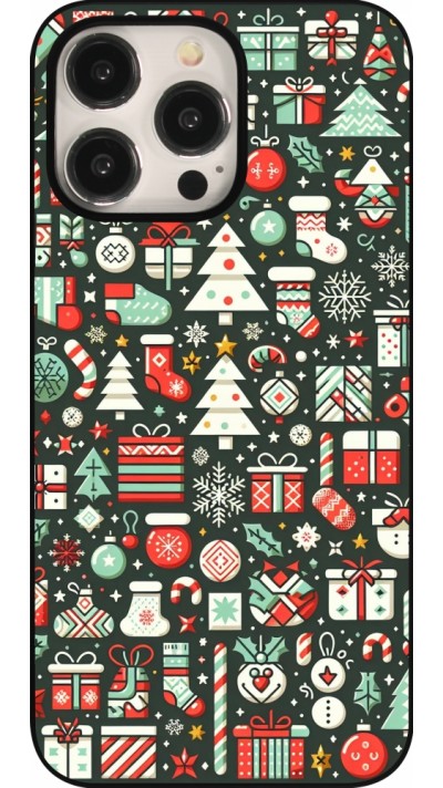 iPhone 16 Pro Max Case Hülle - Weihnachten 2023 Flachmuster