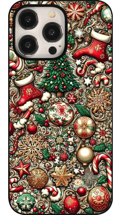 iPhone 16 Pro Max Case Hülle - Weihnachten 2023 Mikromuster