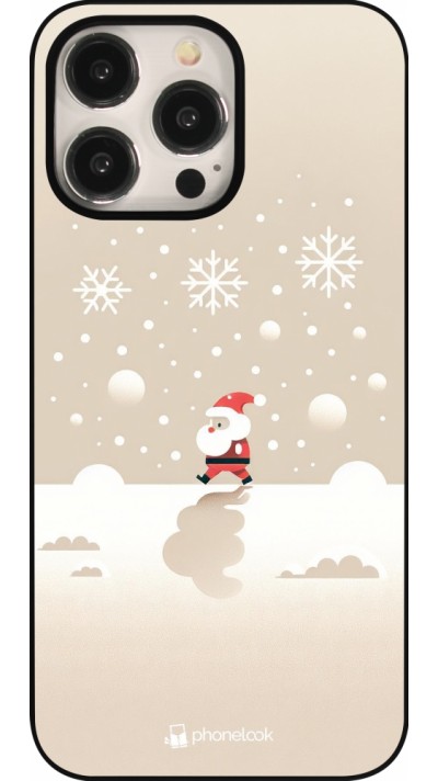 iPhone 16 Pro Max Case Hülle - Weihnachten 2023 Minimalistischer Weihnachtsmann