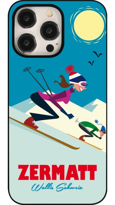 Coque iPhone 16 Pro Max - Zermatt Ski Downhill